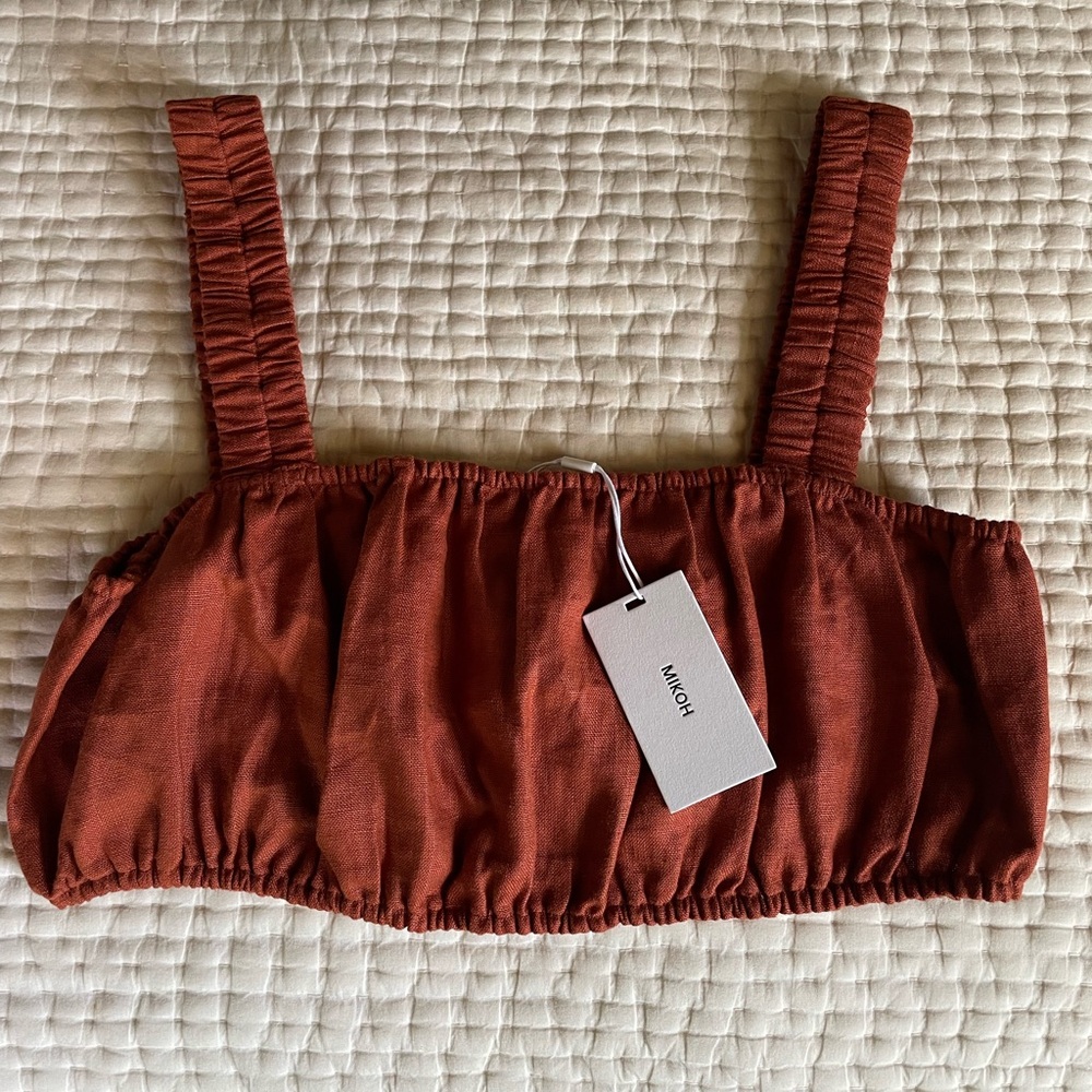 NWT Mikoh Matuku Crop Top Medium